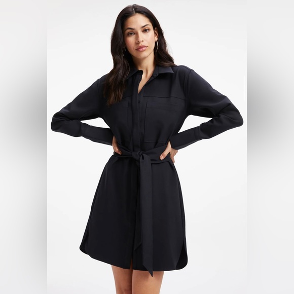 Good American Poplin Shirt Dress NWT - Picture 2 of 13